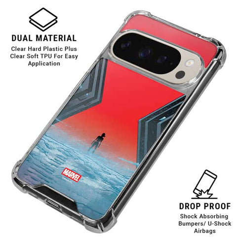 Marvel Black Widow No More Secrets Google Pixel 9/9 Pro Clear Case